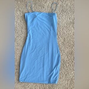 Never worn. Light Blue Bodycon Dress